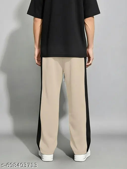 New Urban Edition Cream-Black Baggy Type Trouser