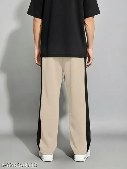 New Urban Edition Cream-Black Baggy Type Trouser